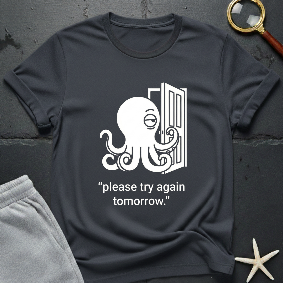 please try again tomorrow T-Shirt