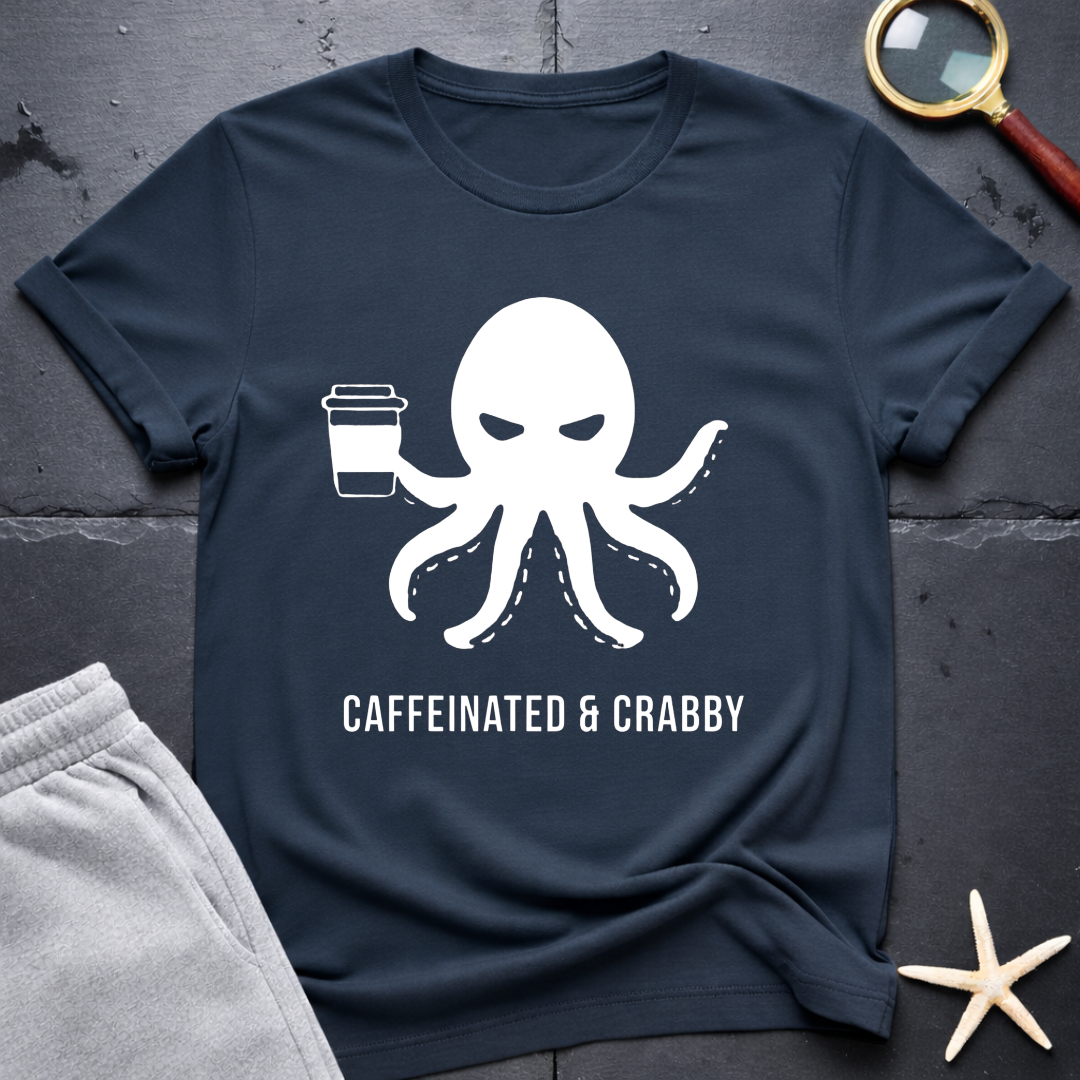 Caffeinated & Crabby T-Shirt