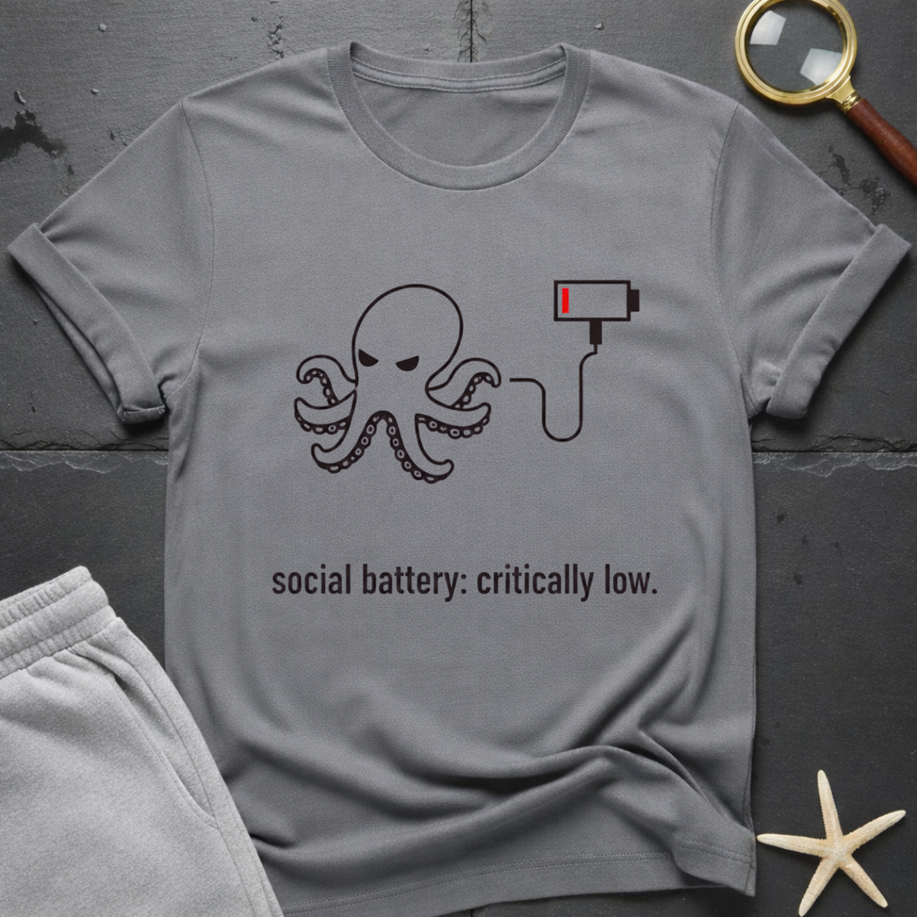 Social Battery: Critically Low  T-Shirt