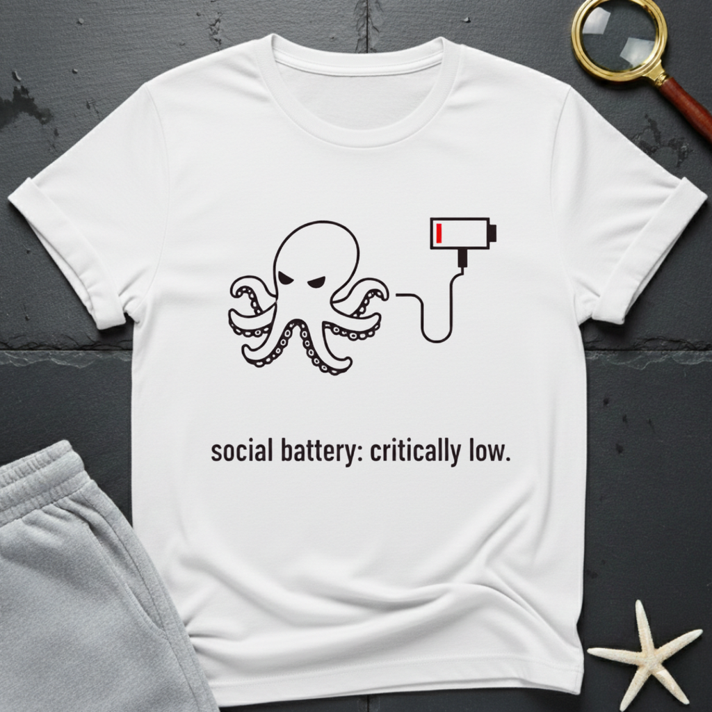 Social Battery: Critically Low  T-Shirt
